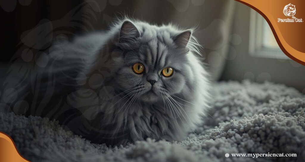 Grey Persian Cat With Yellow Eyes: Secrets of the
