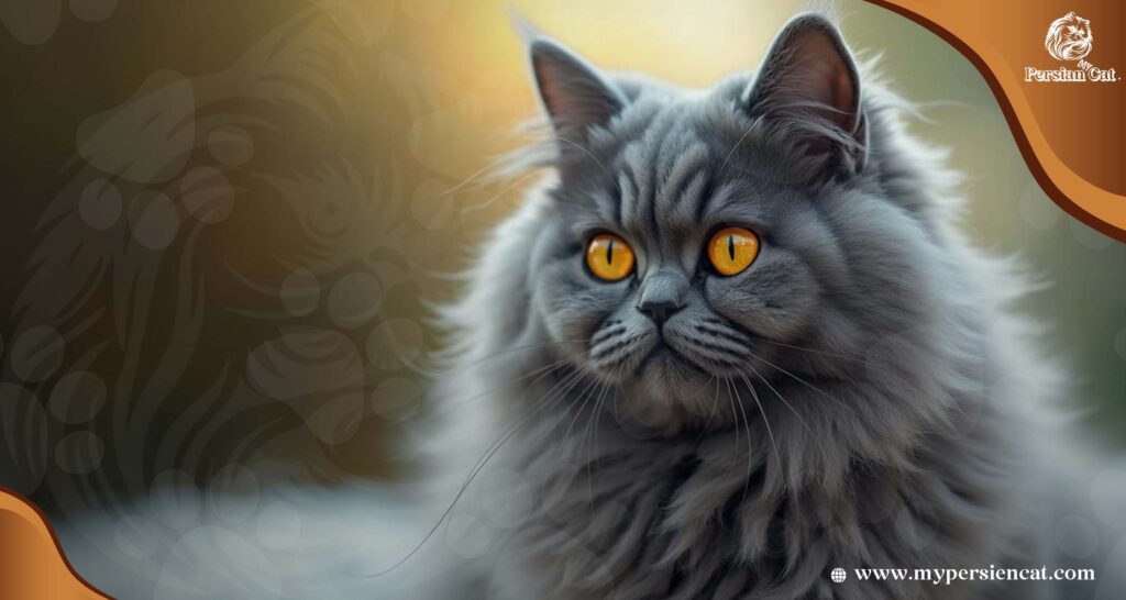 Grey Persian Cat With Yellow Eyes: Secrets of the