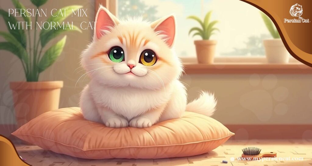 Persian Cat Mix with Normal Cat Caring Secrets