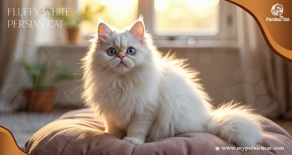 Fluffy White Persian Cat: My Life with a Enchanting Charm

