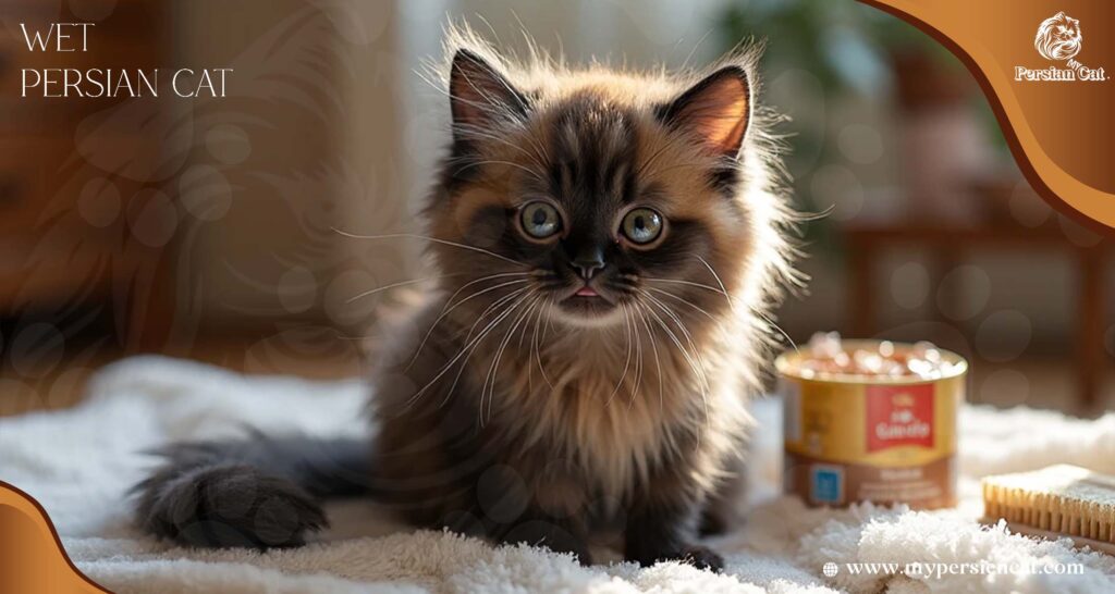 Wet Persian Cat Surprise: A Funny Little Mystery