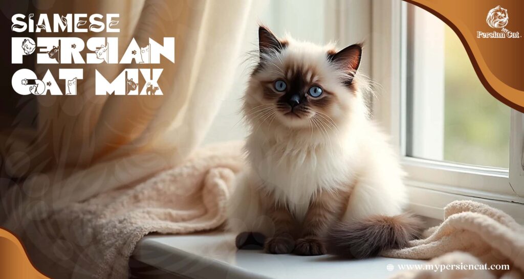 Siamese Persian Cat mix in My Cozy Home