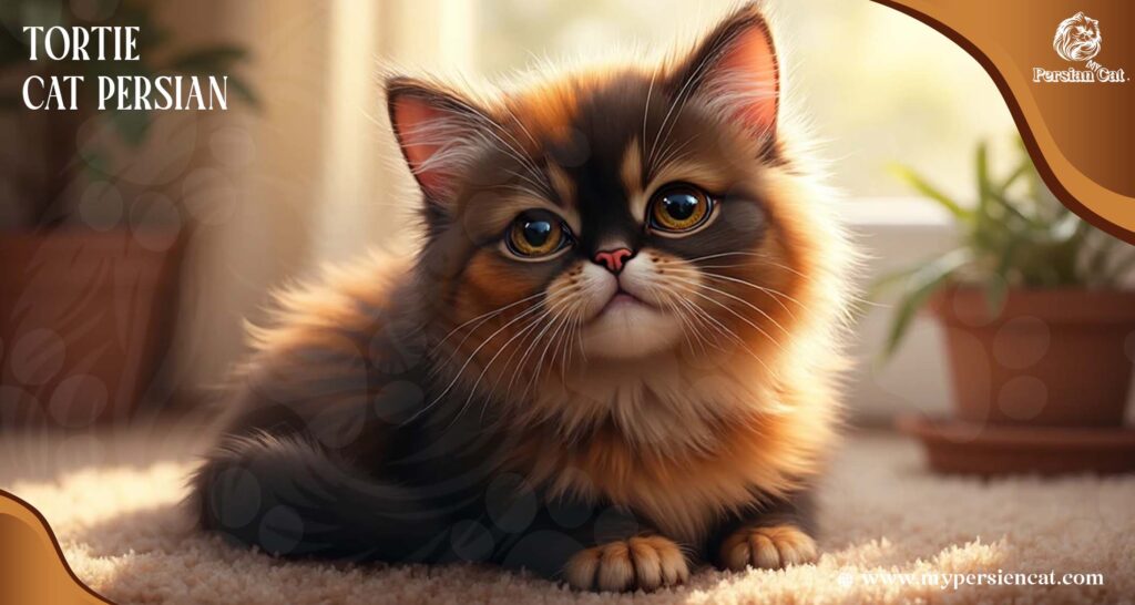 Tortie Cat Persian Caring for My Bold and Beautiful 
