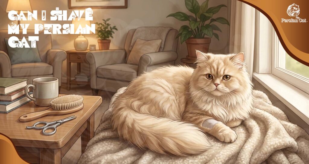 Can I Shave My Persian Cat Without Stress
