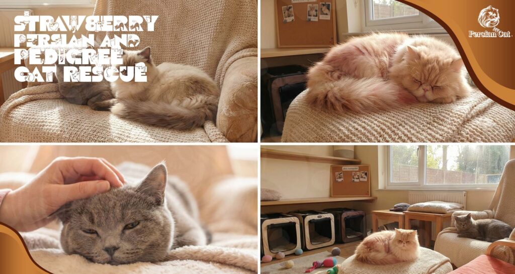 Strawberry Persian and pedigree cat rescue My calm Guide
