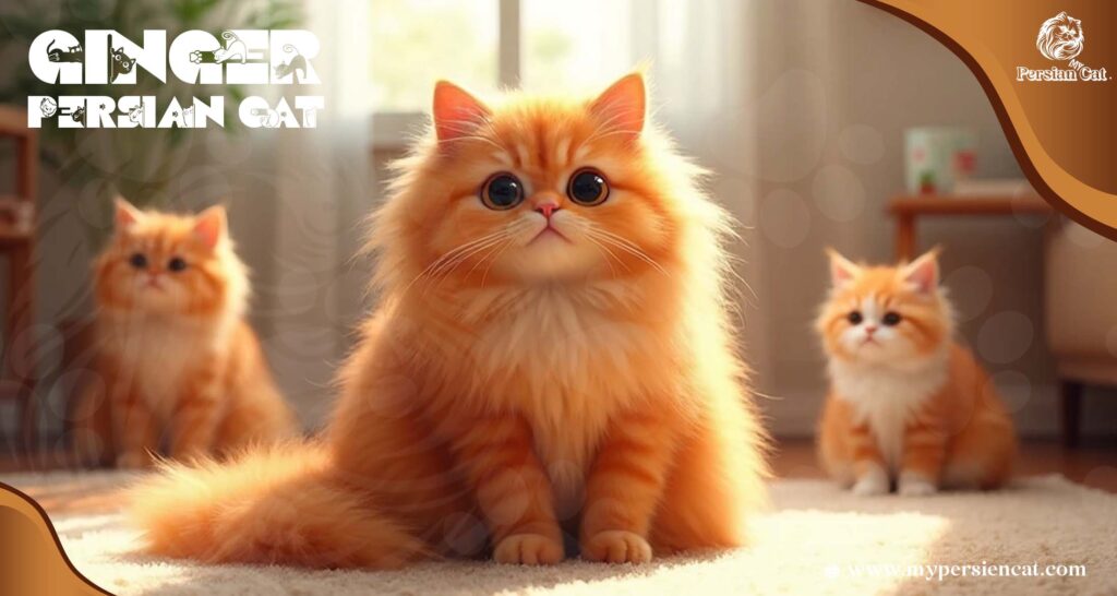 Ginger Persian Cat Magic From My Cozy Home
