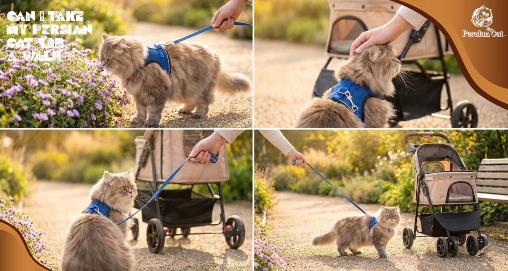 Can I Take My Persian Cat for a Walk Safely
