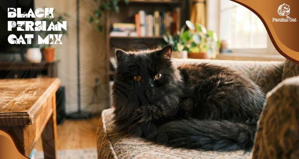 My Black Persian Cat Mix Honest Calm Quietude