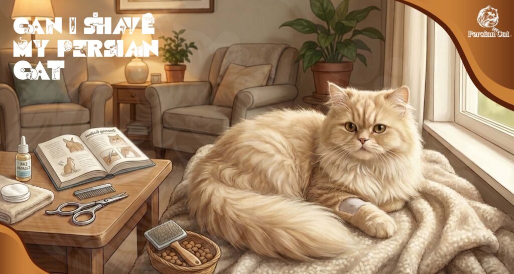 Can I Shave My Persian Cat Without Stress
