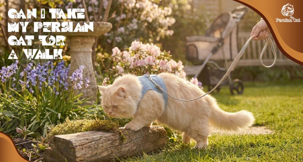 Can I Take My Persian Cat for a Walk Safely
