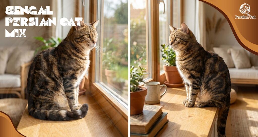 My Real Bengal Persian Cat Mix Fusion Love
