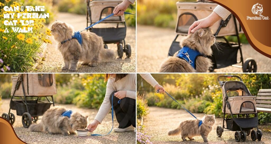 Can I Take My Persian Cat for a Walk Safely
