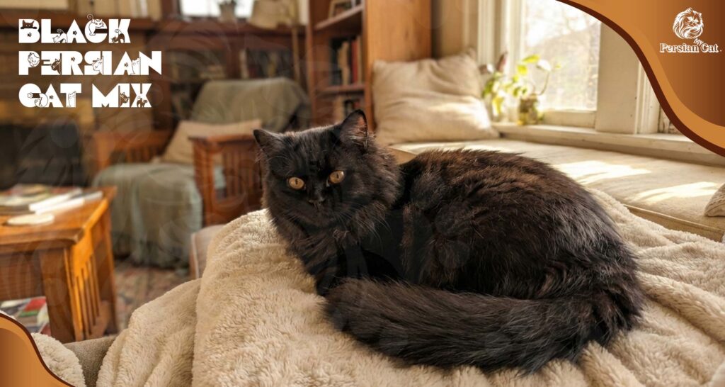 My Black Persian Cat Mix Honest Calm Quietude