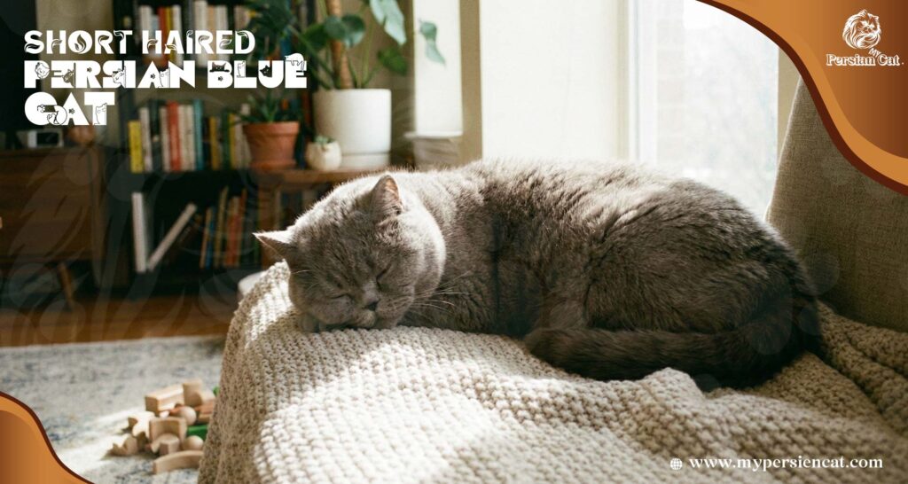 Short Haired Persian Blue Cat Journey Felt Magical and Vivid
