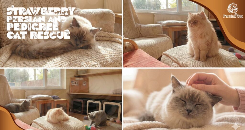 Strawberry Persian and pedigree cat rescue My calm Guide
