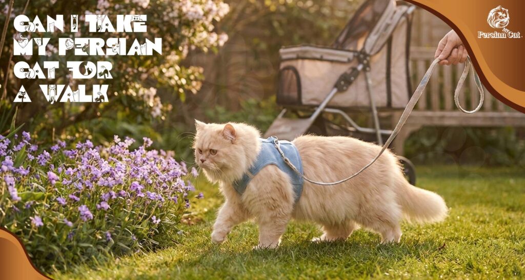 Can I Take My Persian Cat for a Walk Safely
