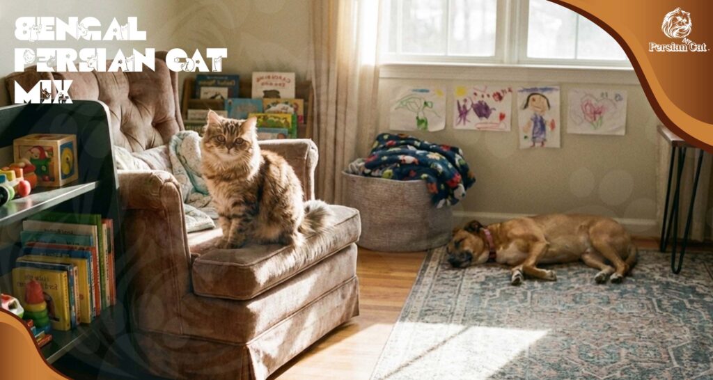 My Real Bengal Persian Cat Mix Fusion Love
