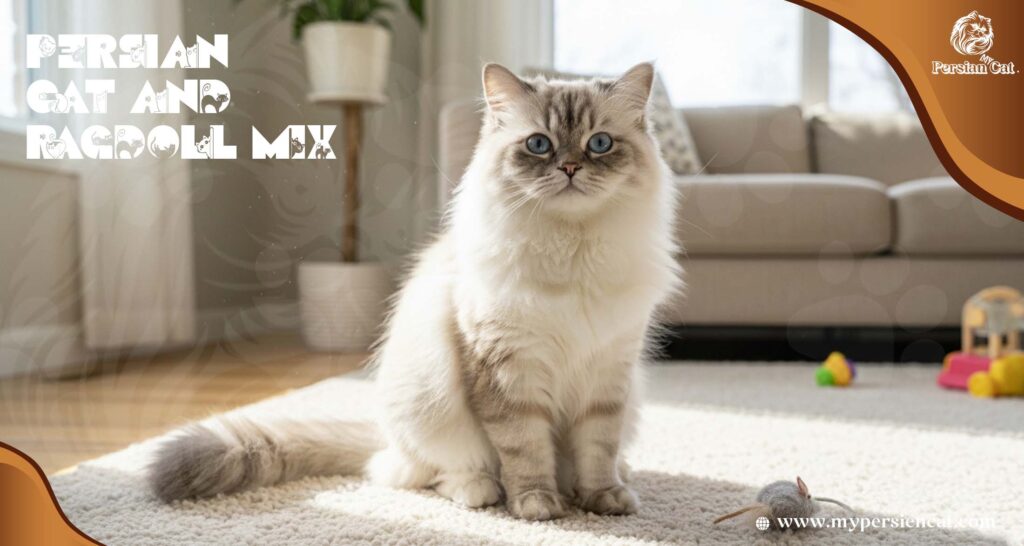 My Best Sweet Placid Persian Cat and Ragdoll Mix
