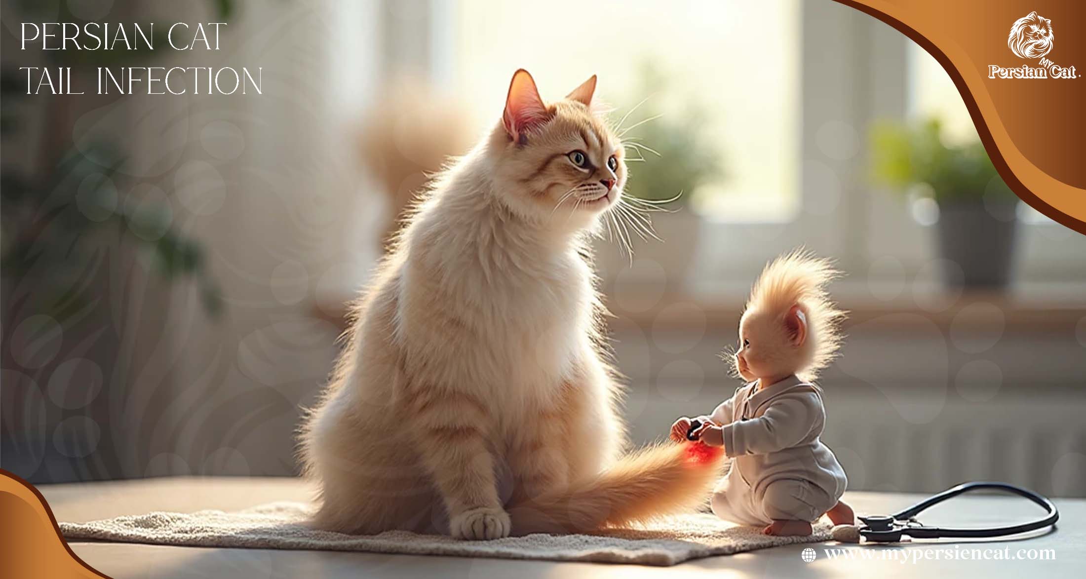 Persian Cat Tail Infection