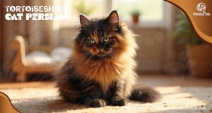 Tortoiseshell Cat Persian and its vivid, calm charm