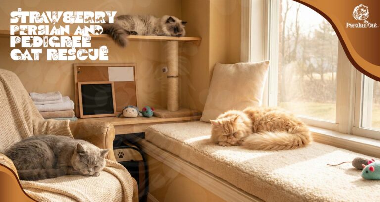 Strawberry Persian and pedigree cat rescue My calm Guide