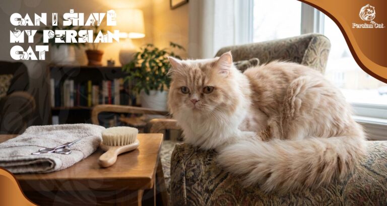 Can I Shave My Persian Cat Without Stress