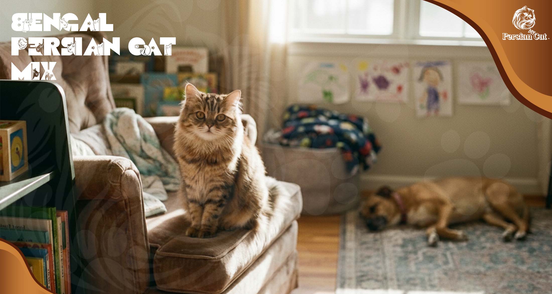 My Real Bengal Persian Cat Mix Fusion Love