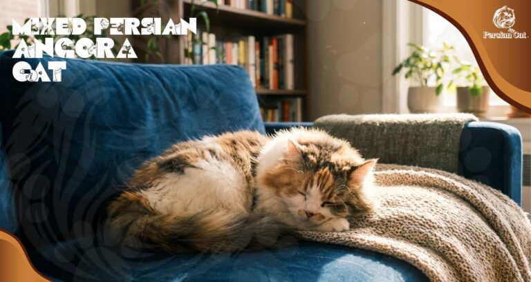 Mixed Persian Angora Cat Loving Honest Hearthside